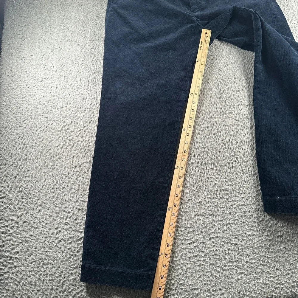 Polo Ralph Lauren Pants Mens 40x32 Slim‎ Fit Navy Corduroy Straight Leg Chino
